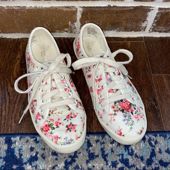 LC Lauren Conrad Shoes - LC Lauren Conrad Floral Lace-Up Sneakers